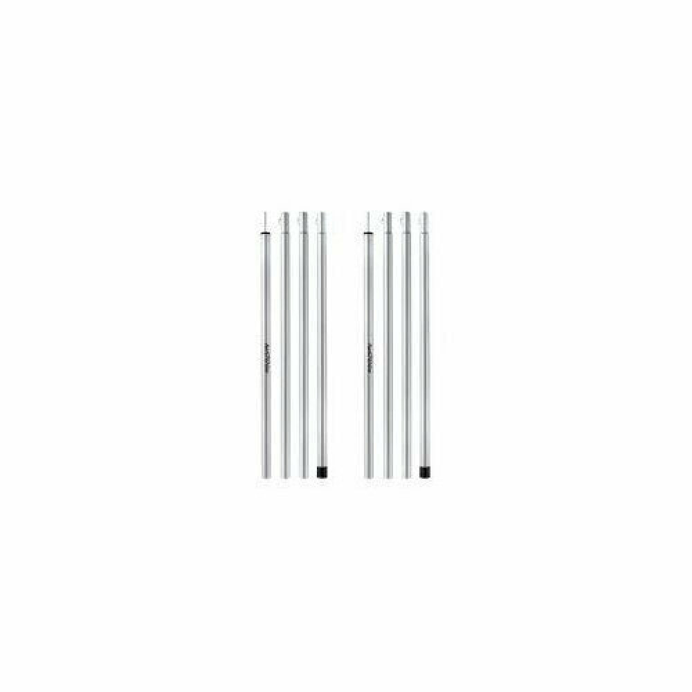Стійки для тенту сталеві оцинковані Naturehike Steel poles Updated NH20PJ041, 16мм*2.0м, сірі (2 шт)