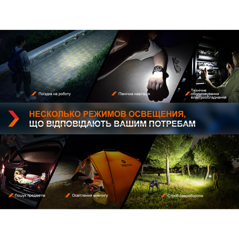 Ліхтар ручний Fenix E18R V2.0