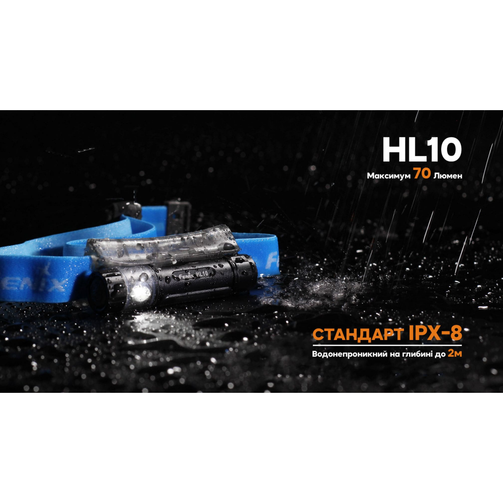 Ліхтар налобний Fenix HL10 purple