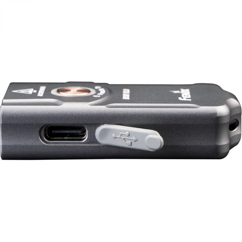 Ліхтар наключний Fenix E03R V2.0, сірий