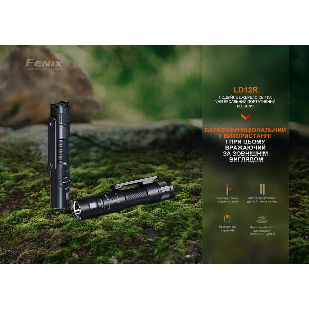 Ліхтар ручний Fenix LD12R