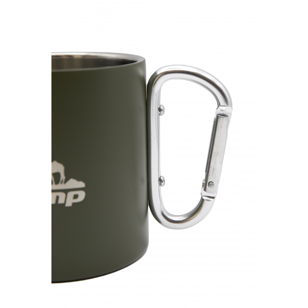 Термокружка TRAMP з карабіном 350мл UTRC-122 олива