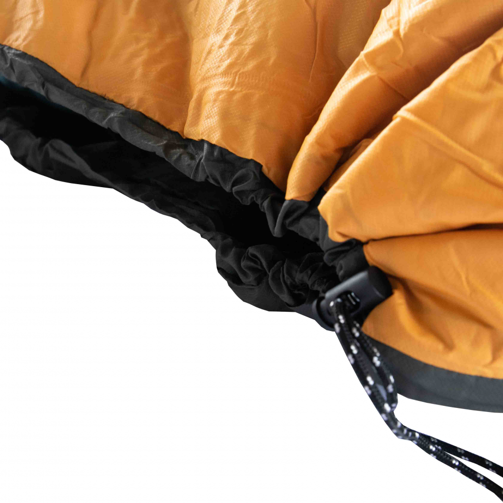 Спальний мішок  Tramp Airy Light ковдра з капюш  правий yellow/grey 190/80 UTRS-057