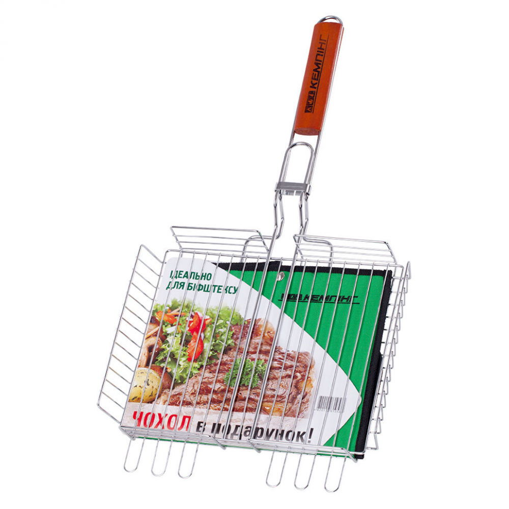 Подвійна решітка для гриля Кемпінг, BQ-46