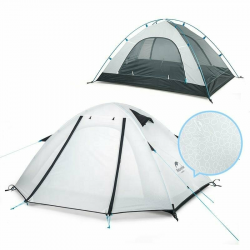 Намет двомісний Naturehike P-Series NH18Z022-P, 210T/65D, білий Намет двомісний Naturehike P-Series NH18Z022-P, 210T/65D, білий