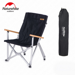 Крісло складане Naturehike Shangye NH19JJ004, алюміній, чорний Крісло складане Naturehike Shangye NH19JJ004, алюміній, чорний