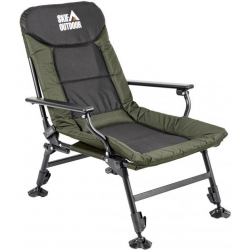 Кресло раскл. Skif Outdoor Comfy L, ц:dark green/black Кресло раскл. Skif Outdoor Comfy L, ц:dark green/black