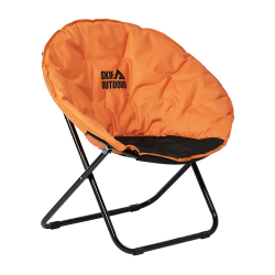 Стілець розкладний Skif Outdoor Shell. Чорний/помаранчевий Стілець розкладний Skif Outdoor Shell. Чорний/помаранчевий