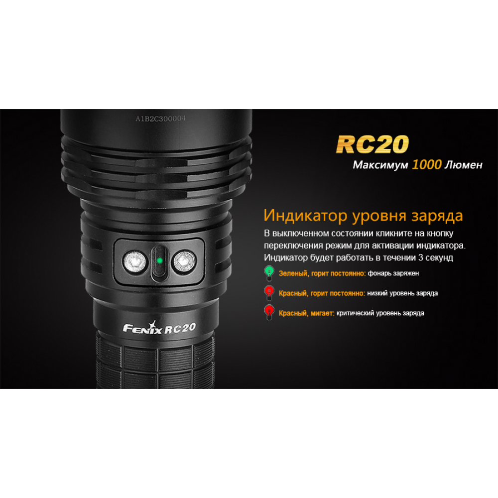 Ліхтар ручний Fenix RC20 XM-L2 U2