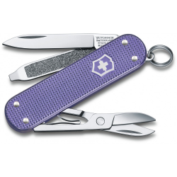 CLASSIC SD Alox Colors Electric Lavender 58мм/1сл/5функ/рифл.фиол /ножн CLASSIC SD Alox Colors Electric Lavender 58мм/1сл/5функ/рифл.фиол /ножн