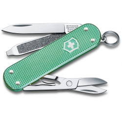 CLASSIC SD Alox Colors Minty Mint 58мм/1сл/5функ/рифл.голуб /ножн CLASSIC SD Alox Colors Minty Mint 58мм/1сл/5функ/рифл.голуб /ножн