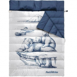 Спальний мішок Double Sleeping Bag with Pillow “Білий ведмідь“ Naturehike NH19S016-D polar bear Спальний мішок Double Sleeping Bag with Pillow “Білий ведмідь“ Naturehike NH19S016-D polar bear