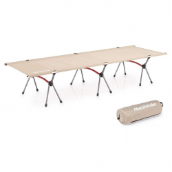 Ліжко складане Naturehike ультралегке NH19JJ006, алюміній, бежевий Ліжко складане Naturehike ультралегке NH19JJ006, алюміній, бежевий