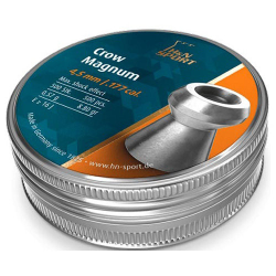 Кулі пневматичні H&N Crow Magnum Diabolo 500 шт/уп 0,57 г 4,5 мм (92224500005) Кулі пневматичні H&N Crow Magnum Diabolo 500 шт/уп 0,57 г 4,5 мм (92224500005)
