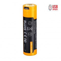 Акумулятор 18650 Fenix (3500 mAh) micro usb зарядка